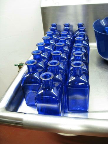 ItalianBlueGlassBottles