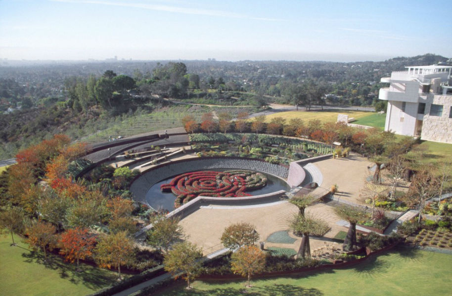 The Getty Central Garden