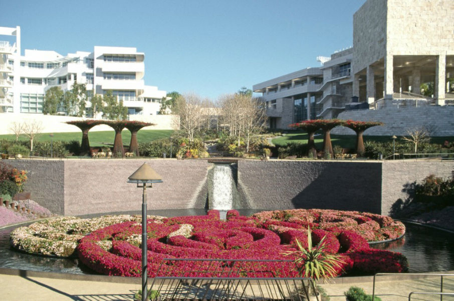 Getty Central Garden Azalea Maze