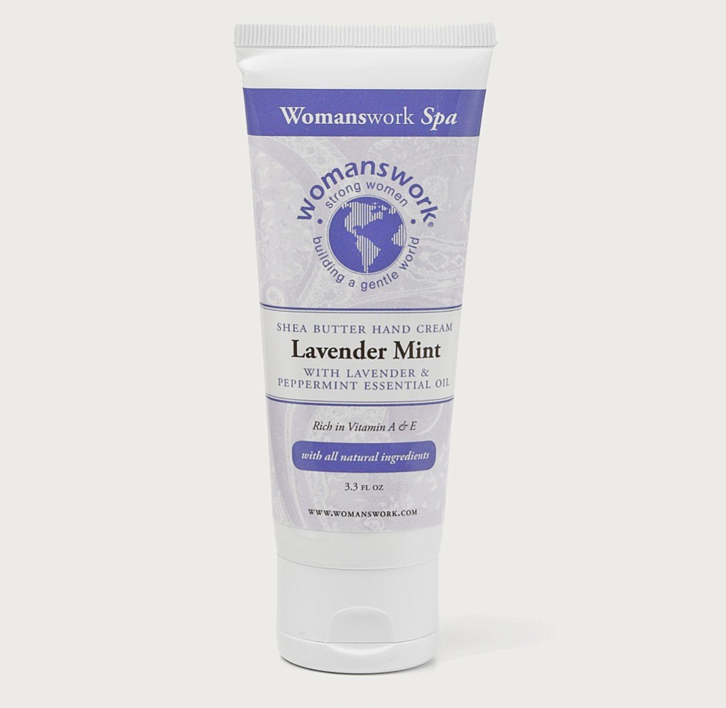 WomansWork hand cream soothes cracked and tired hands. 