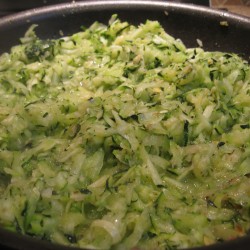 shredded zucchini