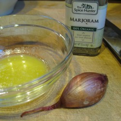 butter shallot and marjoram