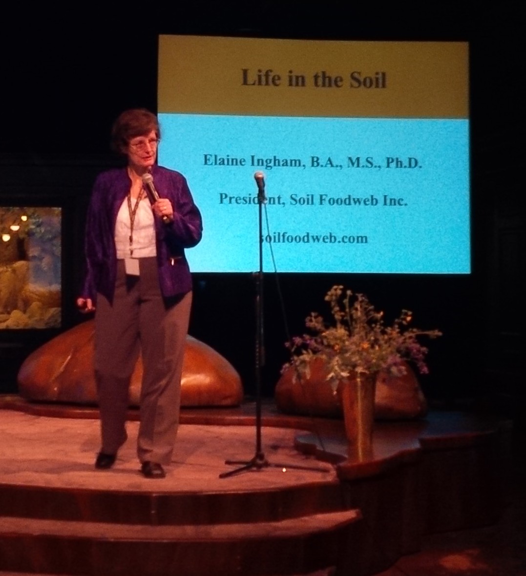 Dr. Elaine Ingham shares the amazing restoration work she's doing.